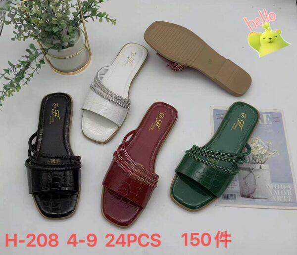 Fashionable slide sandals